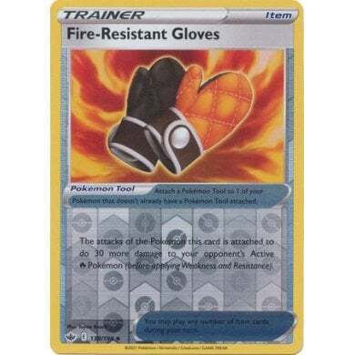 SWSH Chilling Reign 138-198 Fire-Resistant Gloves Reverse