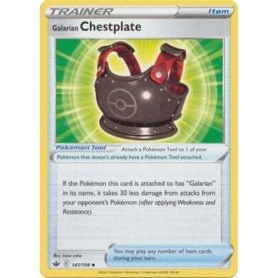 SWSH Chilling Reign 141-198 Galarian Creastplate