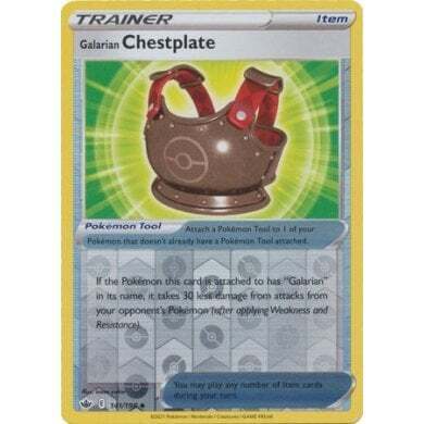 SWSH Chilling Reign 141-198 Galarian Creastplate Reverse
