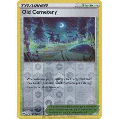 SWSH Chilling Reign 147-198 Old Cemetery Reverse