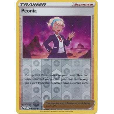 SWSH Chilling Reign 149-198 Peonia Reverse
