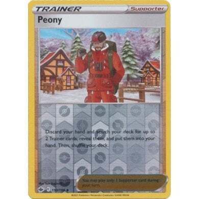 SWSH Chilling Reign 150 Peony Reverse