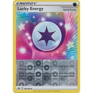 SWSH Chilling Reign 158-198 Lucky Energy Reverse