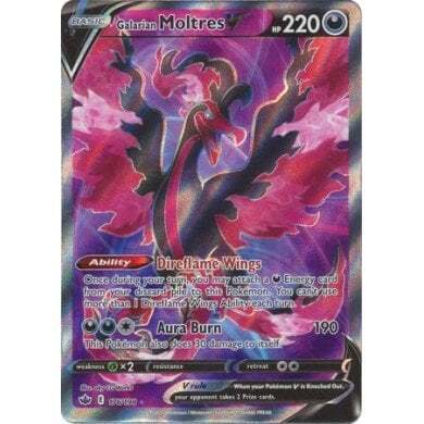 SWSH Chilling Reign 176-198 Galarian Moltres V