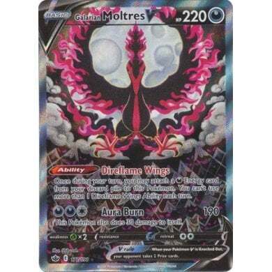 SWSH Chilling Reign 177-198 Galarian Moltres V