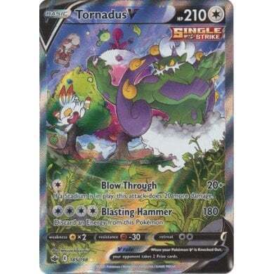 SWSH Chilling Reign 185-198 Tornadus V