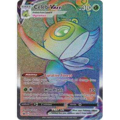 SWSH Chilling Reign 199-198 Celebi VMAX