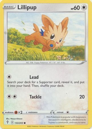 SWSH Evolving Skies 133/203 Lillipup