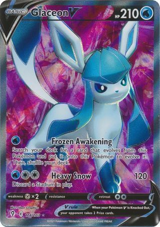 SWSH Evolving Skies 174/203 Glaceon V