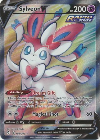 SWSH Evolving Skies 183/203 Sylveon V