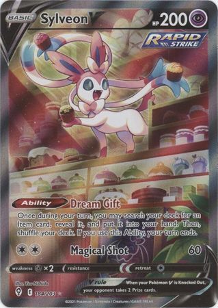SWSH Evolving Skies 184/203 Sylveon V