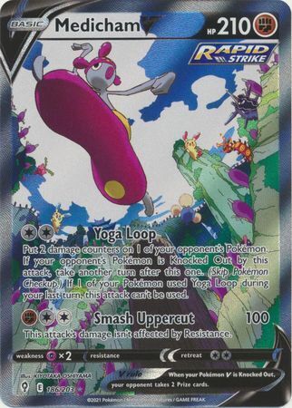 SWSH Evolving Skies 186/203 Medicham V