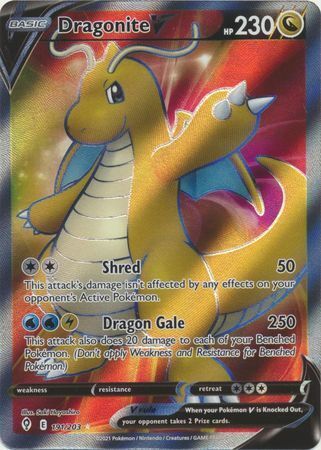 SWSH Evolving Skies 191/203 Dragonite V