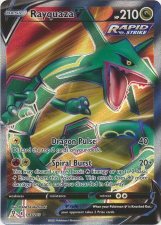 SWSH Evolving Skies 193/203 Rayquaza V