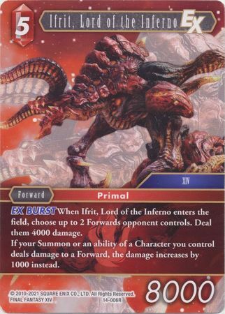 Final Fantasy Opus XIV 14-006 Ifrit, Lord of the Inferno