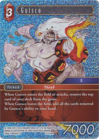Final Fantasy Opus XIV 14-010 Gutsco Foil