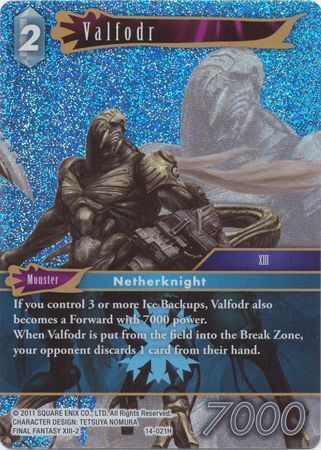 Final Fantasy Opus XIV 14-021 Valfodr Foil