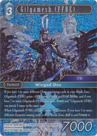 Final Fantasy Opus XIV 14-023 Gilgamesh (FFBE) Foil