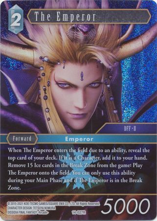 Final Fantasy Opus XIV 14-027 The Emperor Foil