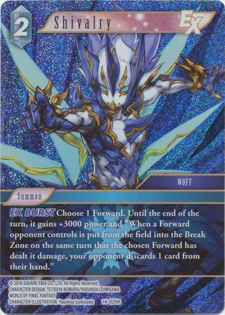 Final Fantasy Opus XIV 14-029 Shivalry Foil