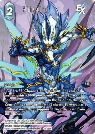 Final Fantasy Opus XIV 14-029 Shivalry Full Art