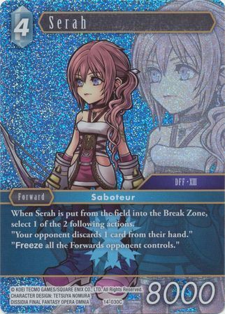 Final Fantasy Opus XIV 14-030 Serah Foil