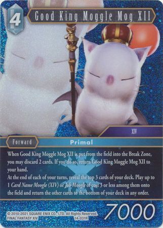 Final Fantasy Opus XIV 14-031 Good King Moggle Mog XII Foil