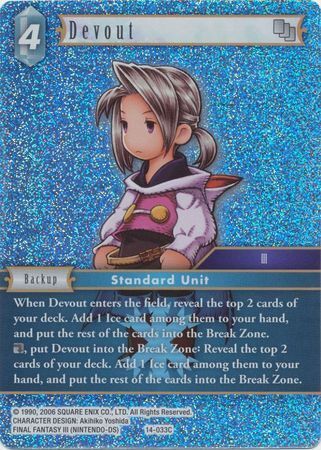 Final Fantasy Opus XIV 14-033 Devout Foil