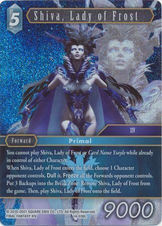 Final Fantasy Opus XIV 14-036 Shiva, Lady of Frost Foil