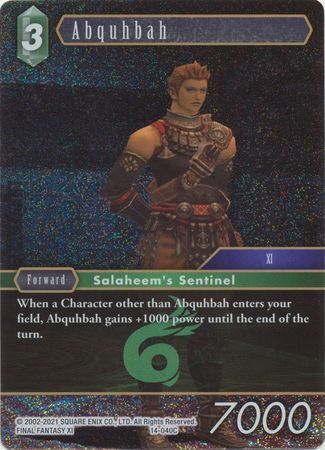 Final Fantasy Opus XIV 14-040 Abquhbah Foil