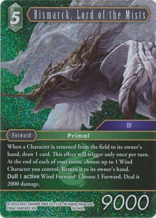 Final Fantasy Opus XIV 14-042 Bismarck, Lord of the Mists Foil