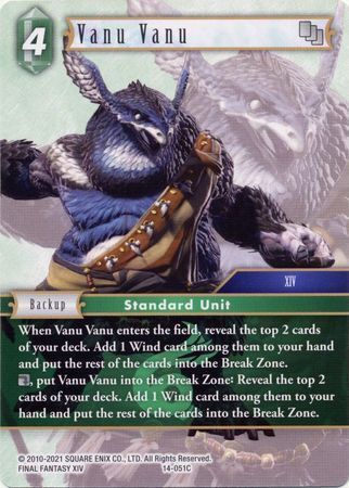 Final Fantasy Opus XIV 14-051 Vanu Vanu