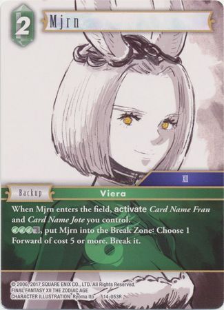 Final Fantasy Opus XIV 14-053 Mjrn