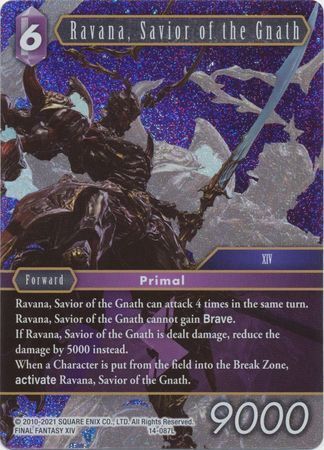 Final Fantasy Opus XIV 14-087 Ravana, Savior of the Gnath Foil