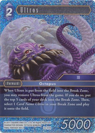 Final Fantasy Opus XIV 14-101 Ultros Foil