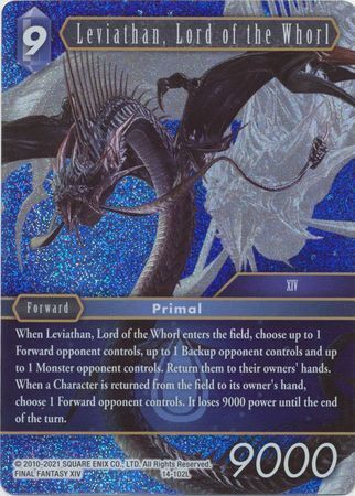 Final Fantasy Opus XIV 14-102 Leviathan, Lord of the Whorl Foil
