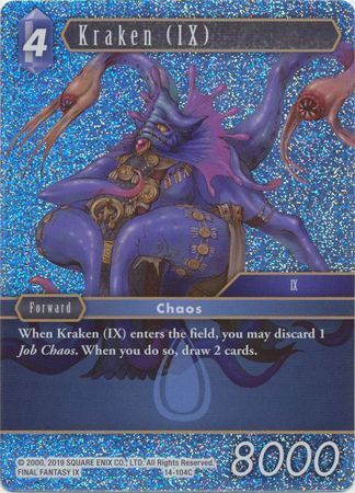 Final Fantasy Opus XIV 14-104 Kraken (IX) Foil