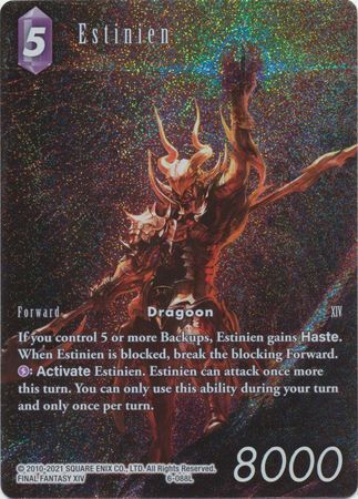 Final Fantasy Opus XIV 6-088 Estinien Full Art