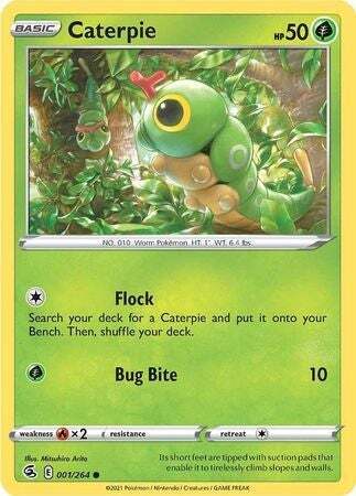 SWSH Fusion Strike 001-264 Caterpie