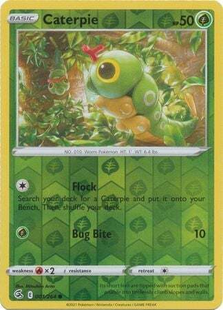 SWSH Fusion Strike 001-264 Caterpie Reverse