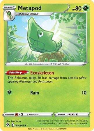 SWSH Fusion Strike 002-264 Metapod