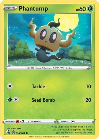 SWSH Fusion Strike 016-264 Phantump