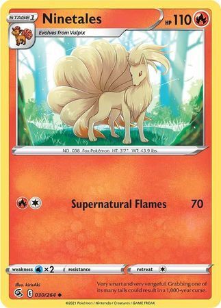 SWSH Fusion Strike 030-264 Ninetales