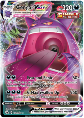 SWSH Fusion Strike 157-264 Gengar VMAX