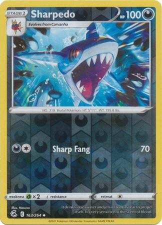 SWSH Fusion Strike 163-264 Sharpedo Reverse