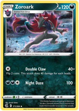 SWSH Fusion Strike 171-264 Zoroark