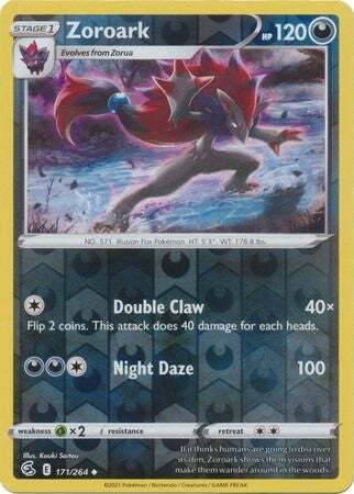 SWSH Fusion Strike 171-264 Zoroark Reverse
