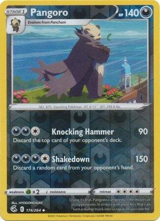 SWSH Fusion Strike 174-264 Pangoro Reverse