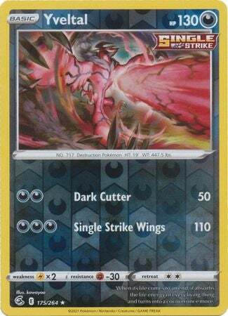 SWSH Fusion Strike 175-264 Yveltal Reverse