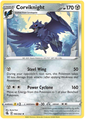SWSH Fusion Strike 190-264 Corviknight